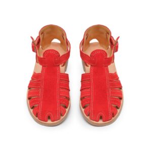 Modelo Oura - Camurça Vermelho